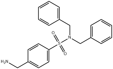 4-(Aminomethyl)-N,N-dibenzylbenzenesulfonamide Structure