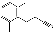 3-(2,6-二氟苯基)丙腈,1057676-37-5,结构式