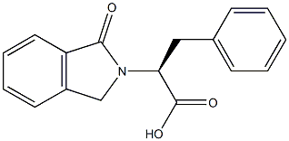 (2S)-2-(1-氧代-2,3-二氢-1H-异吲哚-2-基)-3-苯基丙酸,105776-76-9,结构式