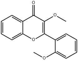3-METHOXY-2-(2-METHOXYPHENYL)- 4H-1-BENZOPYRAN-4-ONE,105827-35-8,结构式