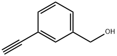 (3-Ethynylphenyl)methanol 化学構造式