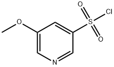 5-methoxypyridine-3-sulfonyl chloride Struktur