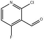 2-Chloro-4-fluoropyridine-3-carbaldehyde Structure
