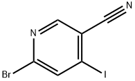 6-Bromo-4-iodonicotinonitrile Struktur