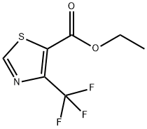 5-Thiazolecarboxylic acid, 4-(trifluoromethyl)-, ethyl ester
 Struktur