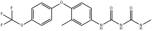 N-methyl-N-[3-methyl-4-[4-[(trifluoromethyl)thio]phenoxy]phenyl]-Imidodicarbonic diamide