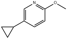 5-环丙基-2-甲氧基吡啶,1063960-83-7,结构式
