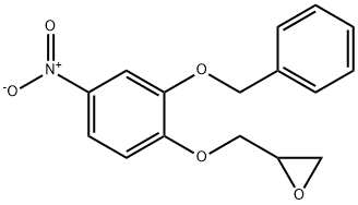 2-[[4-Nitro-2-(Phenylmethoxy)Phenoxy]Methyl]Oxirane 化学構造式