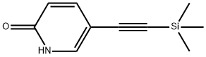 5-((trimethylsilyl)ethynyl)pyridin-2(1H)-one Struktur