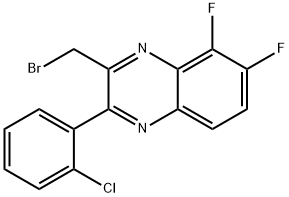 3-(Bromomethyl)-2-(2-chlorophenyl)-5,6-difluoroquinoxaline