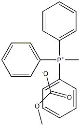 Methyltriphenylphosphonium methylcarbonate Structure