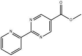 methyl 2-(pyridin-2-yl)pyrimidine-5-carboxylate Struktur