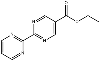 ethyl 2-(pyrimidin-2-yl)pyrimidine-5-carboxylate Struktur
