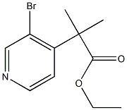 4-吡啶乙酸,3-溴-Α,Α-二甲基,乙酯, 1069115-10-1, 结构式