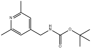 tert-butyl((2,6-dimethylpyridin-4-yl)methyl)carbamate Struktur