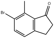 6-Bromo-7-methyl-indan-1-one Structure