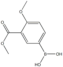 4-Methoxy-3-(methoxycarbonyl)phenylboronic acid Structure