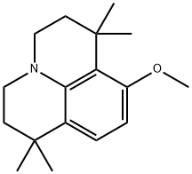 1,1,7,7-tetramethyl-8-methoxyjulolidine Structure