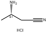(S)-3-氨基丁腈盐酸盐,1073666-54-2,结构式