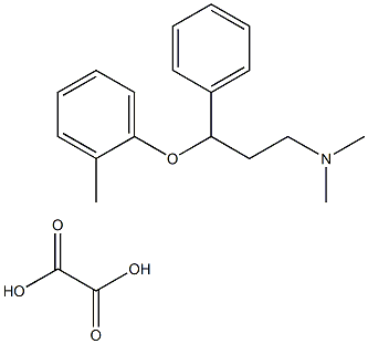 N,N-dimethyl-3-(o-tolyloxy)-3-phenyl-propylamine oxalate Structure