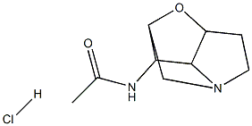 N-(hexahydro-1H-1,6-epoxypyrrolizin-7-yl)acetamide hydrochloride,1078724-07-8,结构式