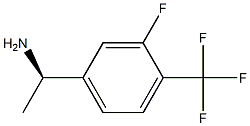 (1R)-1-[3-FLUORO-4-(TRIFLUOROMETHYL)PHENYL]ETHYLAMINE Struktur