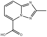 2-甲基-[1,2,4]三唑并[1,5-A]吡啶-5-羧酸 结构式