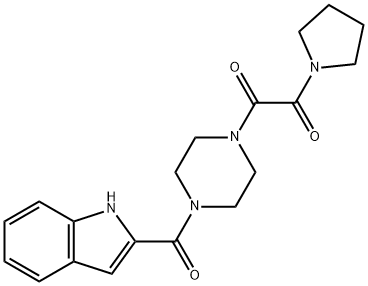 1081143-31-8 1-[4-(1H-indol-2-ylcarbonyl)piperazin-1-yl]-2-(pyrrolidin-1-yl)ethane-1,2-dione