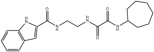 1081148-40-4 N-cycloheptyl-N'-{2-[(1H-indol-2-ylcarbonyl)amino]ethyl}ethanediamide