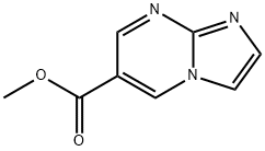 methyl imidazo[1,2-a]pyrimidine-6-carboxylate Struktur