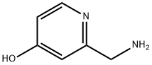 2-(aminomethyl)pyridin-4-ol 化学構造式