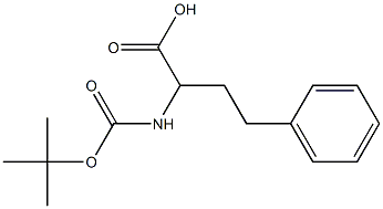 2-(TERT-BUTOXYCARBONYLAMINO)-4-PHENYLBUTANOIC ACID,108524-68-1,结构式