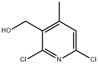 (2,6-dichloro-4-methylpyridin-3-yl)methanol 化学構造式