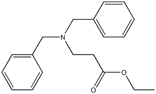 ethyl 3-(dibenzylamino)propanoate Struktur