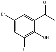 1-(5-溴-3-氟-2-羟基苯基)乙烷-1-酮,1089706-28-4,结构式