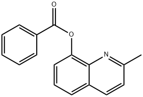 2-Methylquinolin-8-yl benzoate Struktur