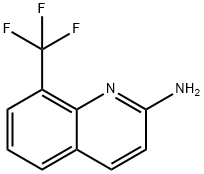 8-(trifluoromethyl)quinolin-2-amine Struktur