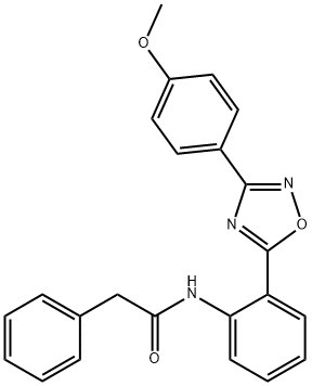 1092342-29-4 N-{2-[3-(4-methoxyphenyl)-1,2,4-oxadiazol-5-yl]phenyl}-2-phenylacetamide