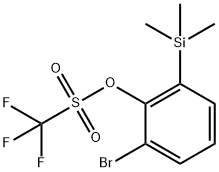 2-溴-6-(三甲基硅烷基)苯基三氟甲磺酸酯,1092542-31-8,结构式