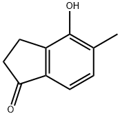 4-HYDROXY-5-METHYLINDAN-1-ONE Struktur