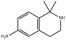 1,2,3,4-tetrahydro-1,1-dimethyl-6-isoquinolinamine Struktur