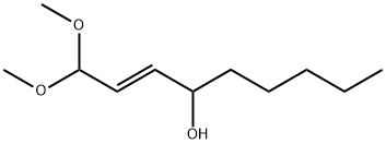 (E)-4-hydroxynon-2-enal dimethyl acetal Struktur