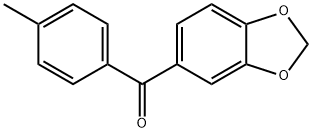 1,3-Benzodioxol-5-yl(4-methylphenyl)methanone Struktur