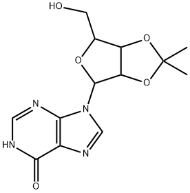 9-[6-(hydroxymethyl)-2,2-dimethyltetrahydrofuro[3,4-d][1,3]dioxol-4-yl]-1,9-dihydro-6H-purin-6-one Structure