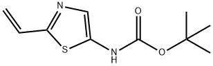 tert-butyl (2-vinylthiazol-5-yl)carbamate Struktur