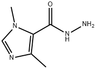 1,4-dimethyl-1H-imidazole-5-carbohydrazide Struktur