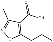 3-Methyl-5-Propyl-1,2-Oxazole-4-Carboxylic Acid Struktur