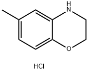 6-Methyl-3,4-dihydro-2H-benzo[1,4]oxazine hydrochloride Structure