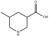 5-methylpiperidine-3-carboxylic acid Struktur