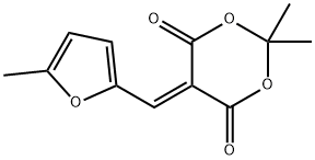 2,2-dimethyl-5-[(5-methylfuran-2-yl)methylidene]-1,3-dioxane-4,6-dione Structure